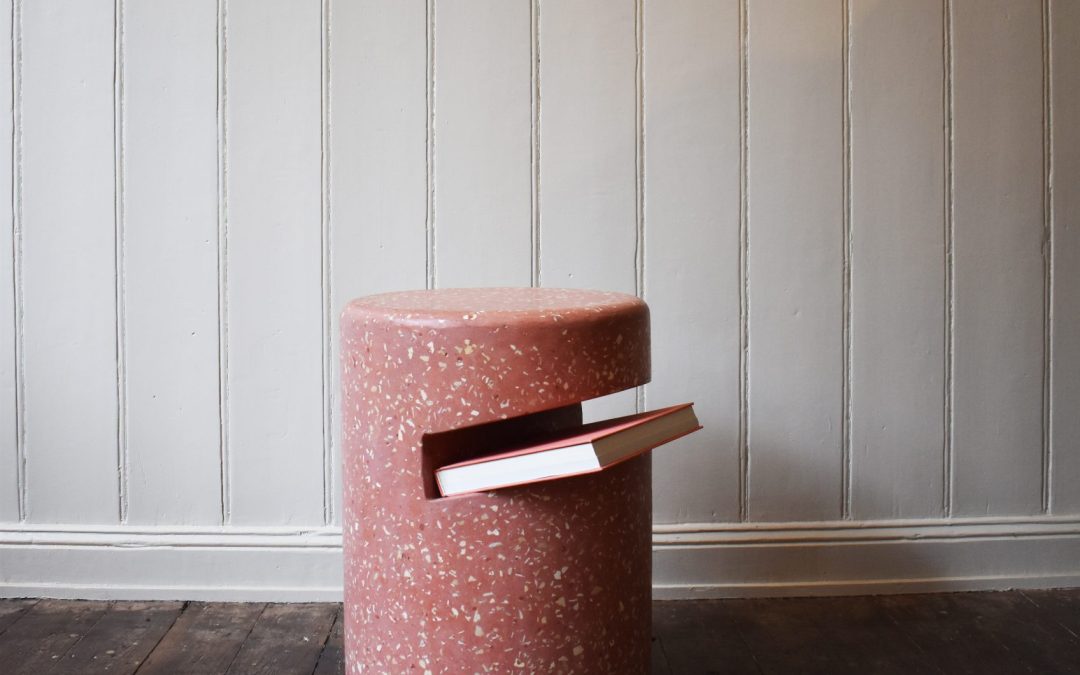 Terrazzo Side Table pink